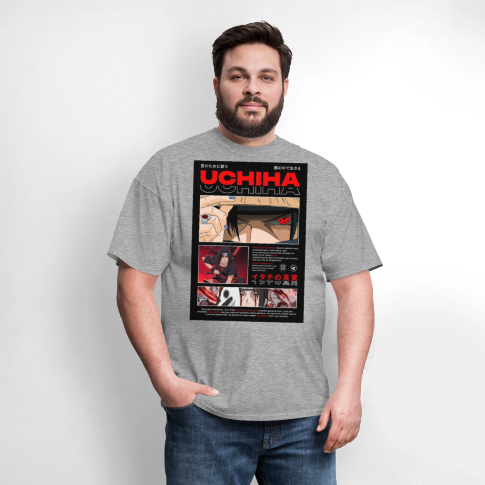 Uchiha Shirt - heather gray