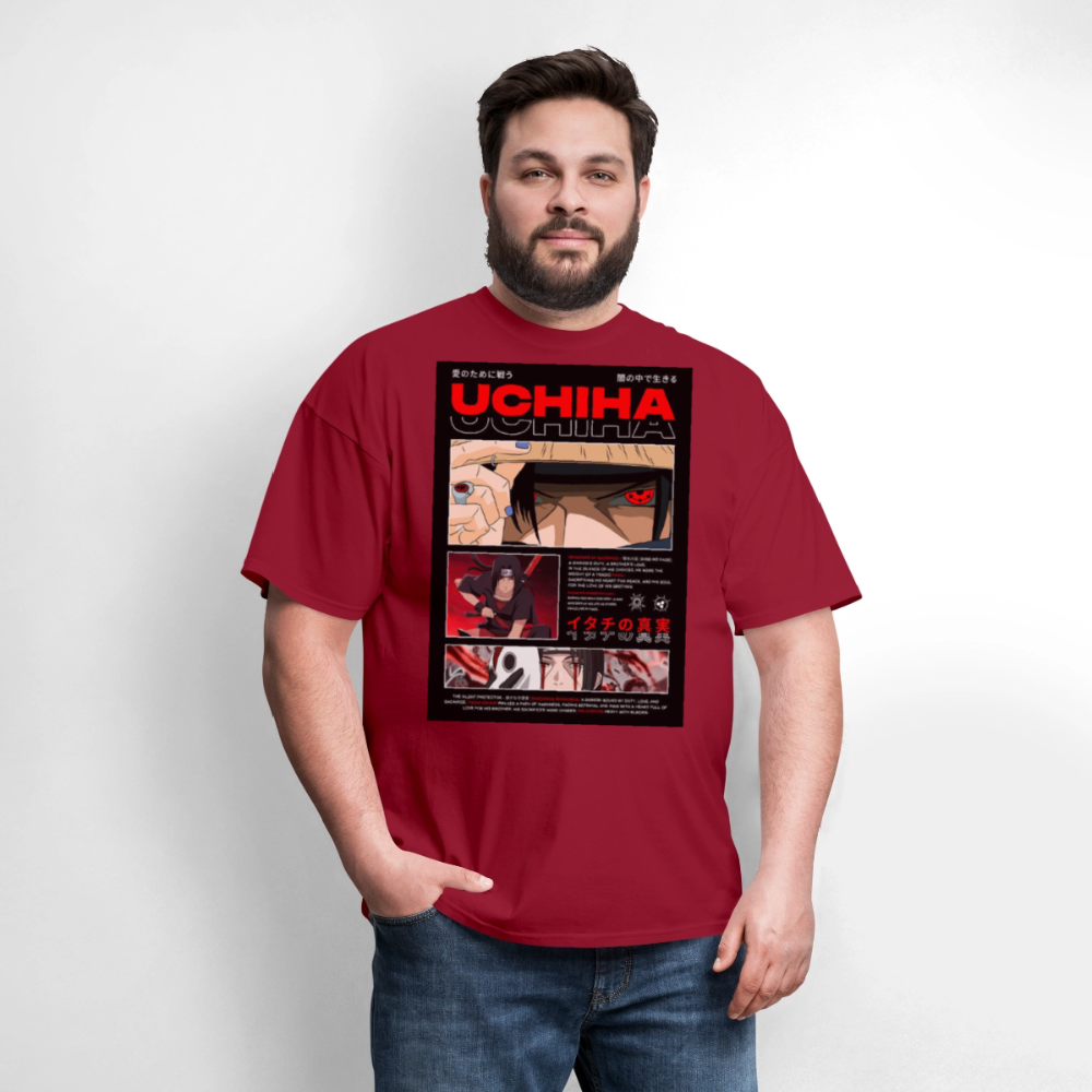 Uchiha Shirt - dark red