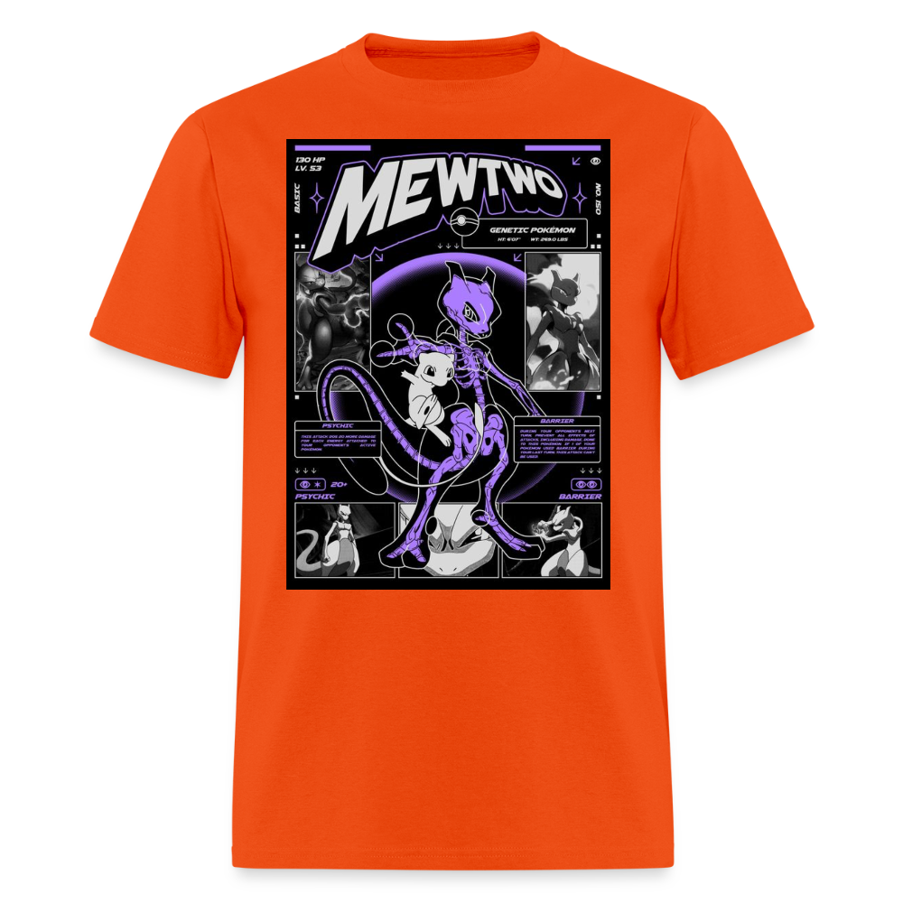 MewTwo Tshirt - orange