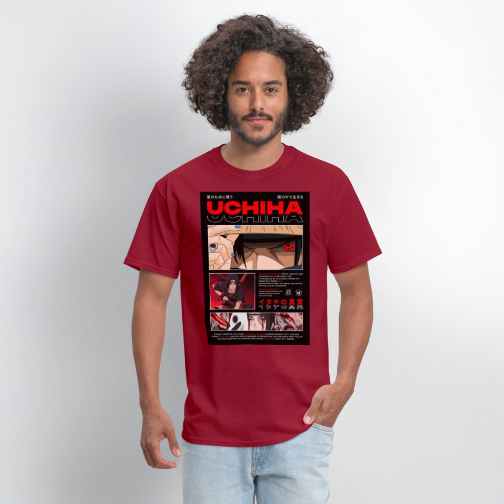 Uchiha Shirt - dark red