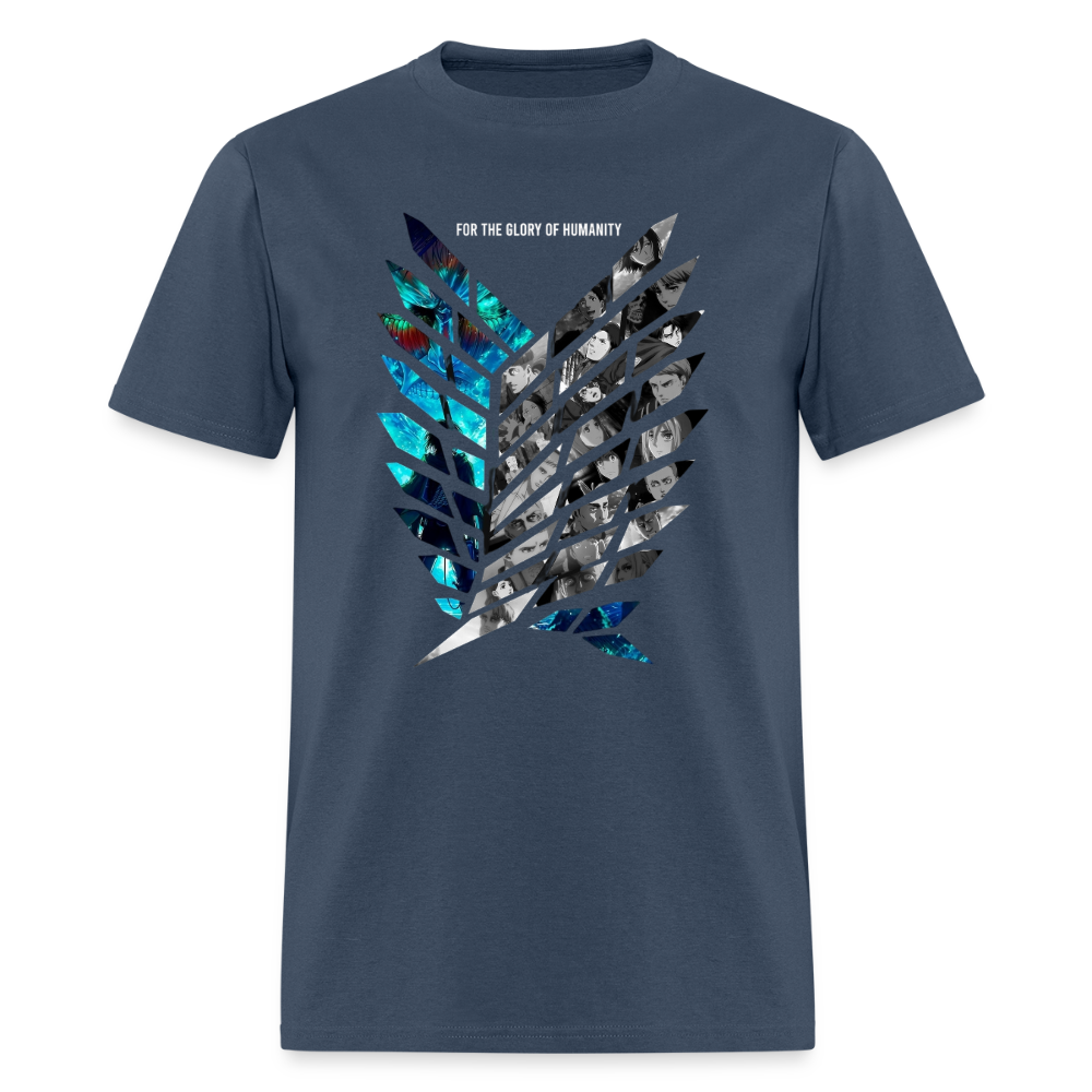 AOT T Shirt -  blue dusk