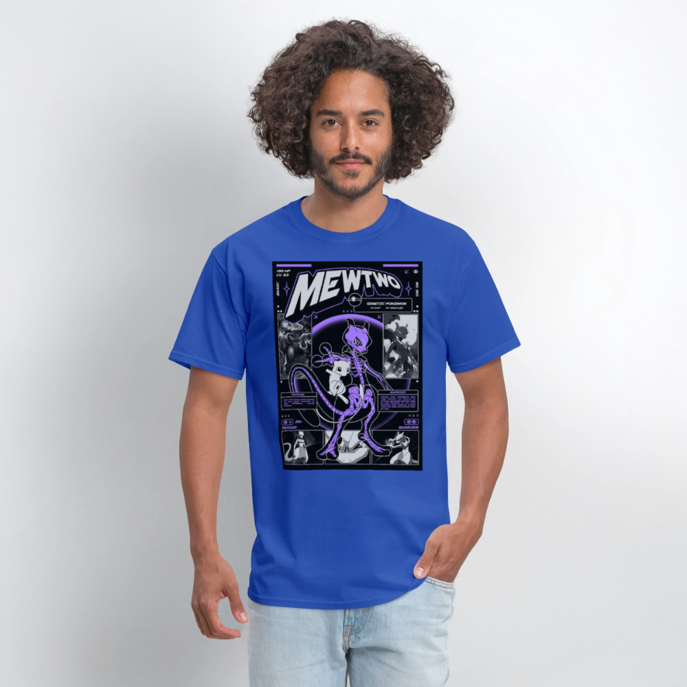 MewTwo Tshirt - royal blue