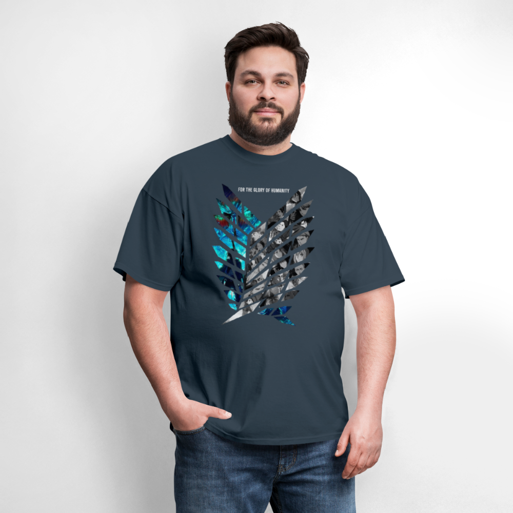 AOT T Shirt -  blue dusk