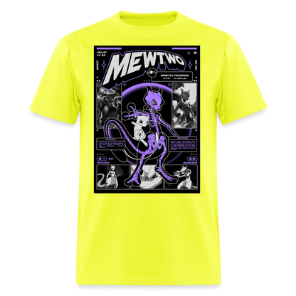 MewTwo Tshirt - safety green