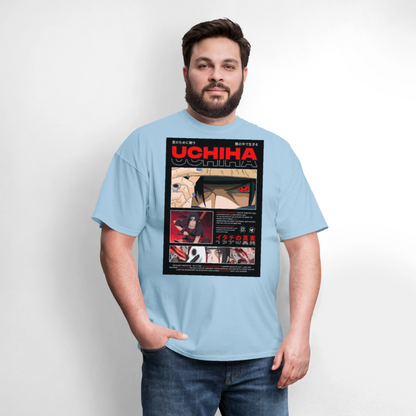 Uchiha Shirt - powder blue