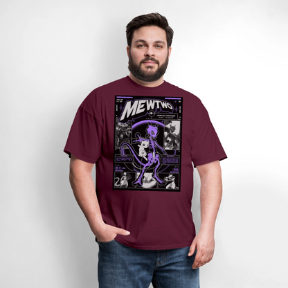 MewTwo Tshirt - burgundy