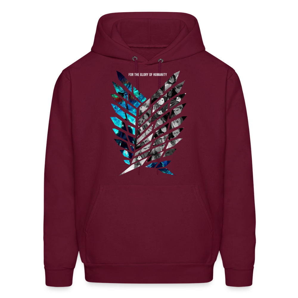 AOT  Hoodie - burgundy