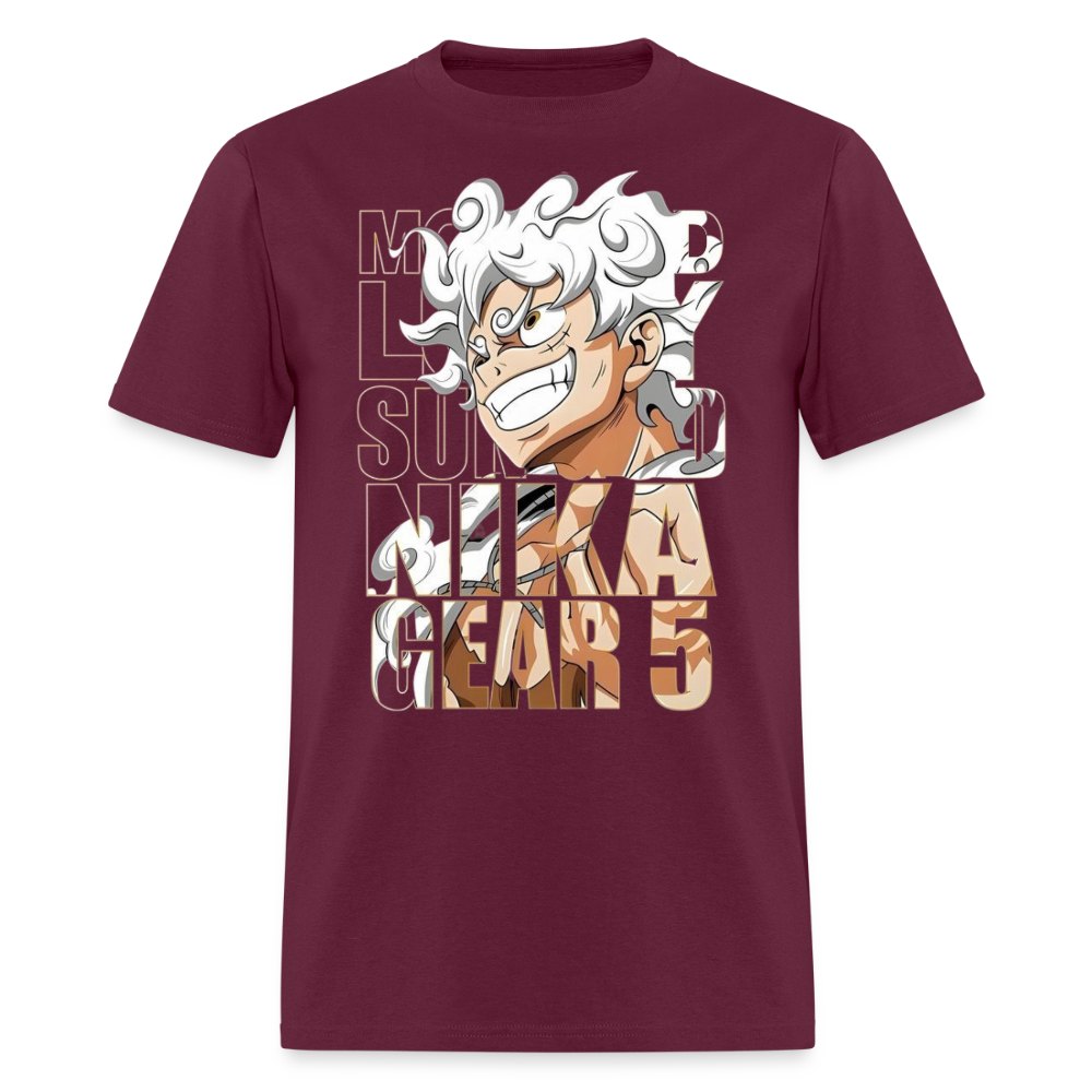 Gear 5 T Shirt - burgundy