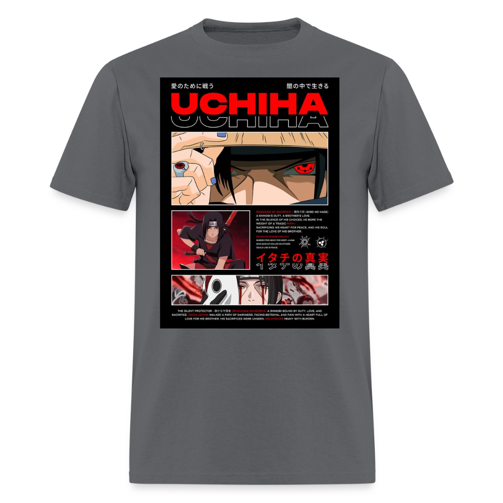 Uchiha Shirt - charcoal