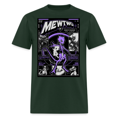 MewTwo Tshirt - forest green
