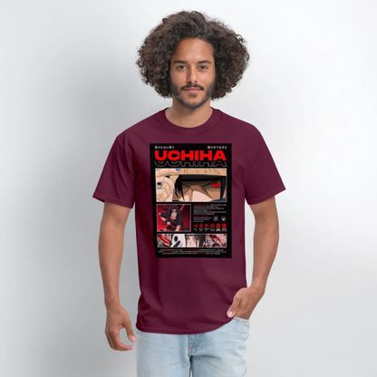 Uchiha Shirt - burgundy