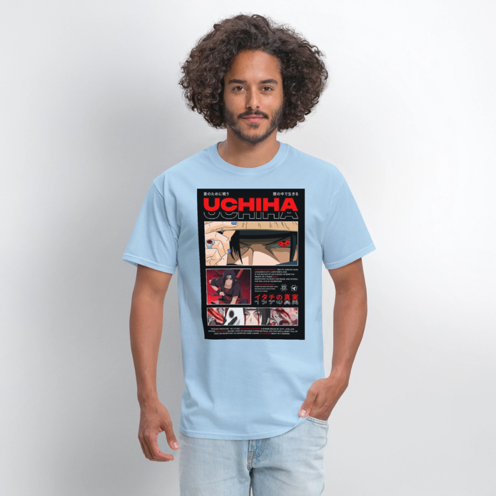 Uchiha Shirt - powder blue
