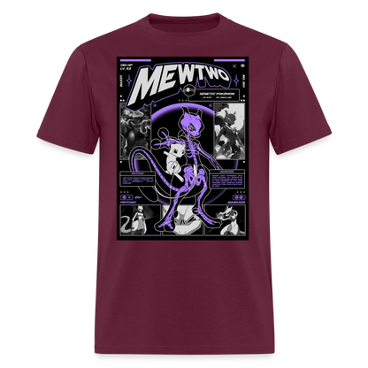 MewTwo Tshirt - burgundy