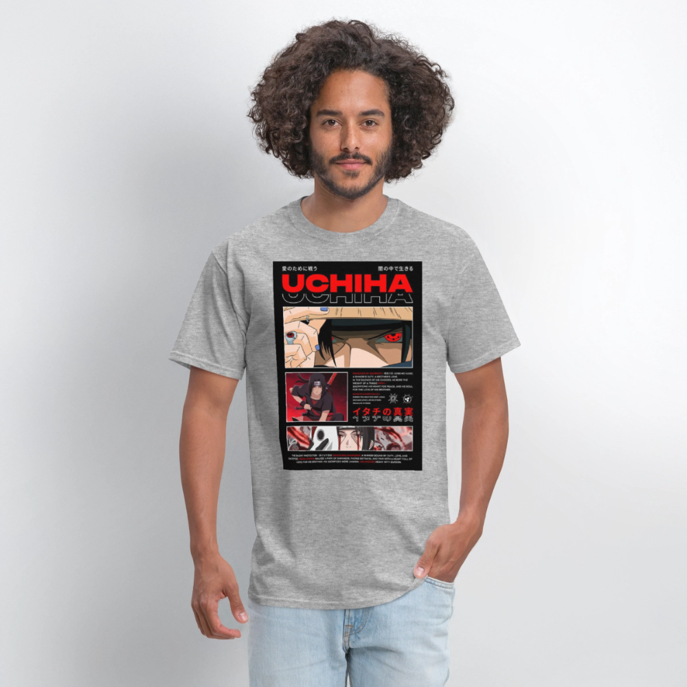 Uchiha Shirt - heather gray