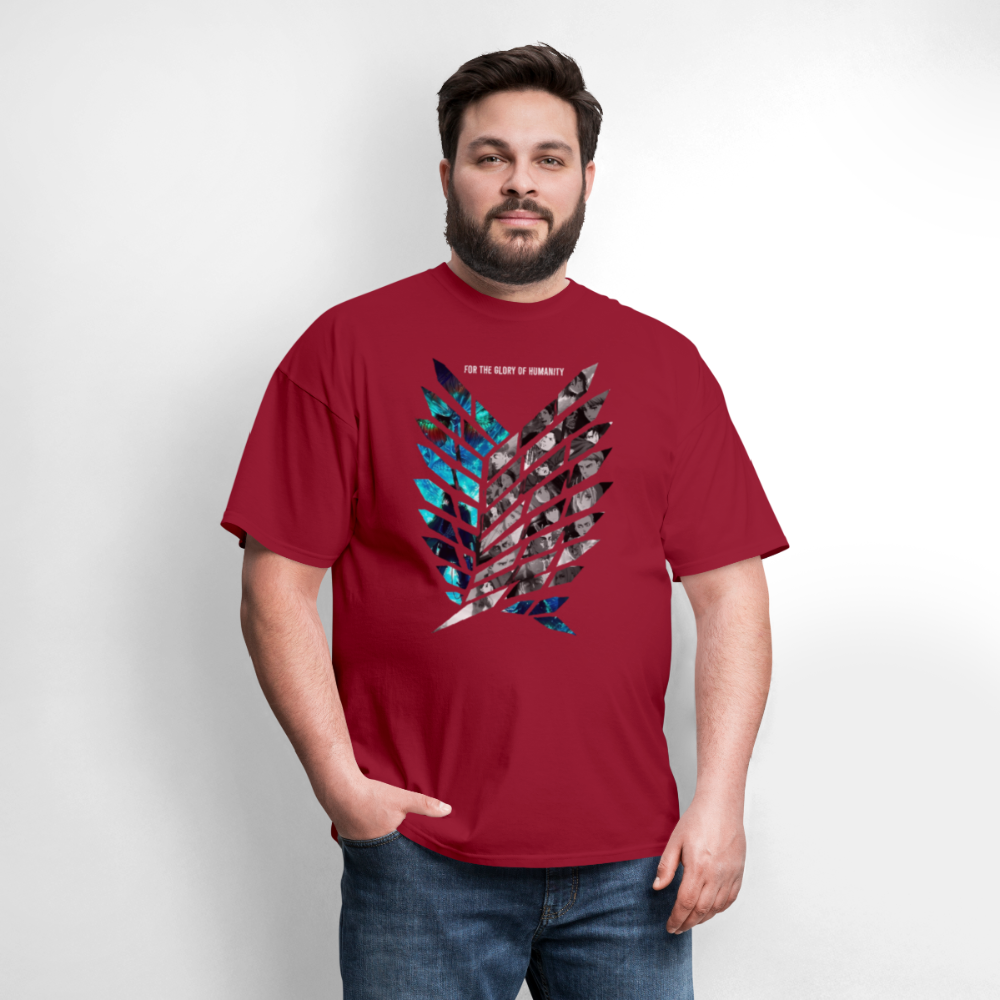 AOT T Shirt - dark red