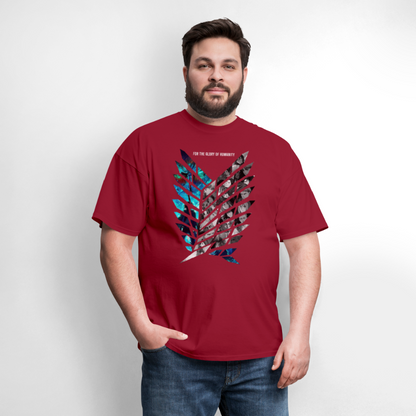 AOT T Shirt - dark red