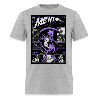 MewTwo Tshirt - heather gray