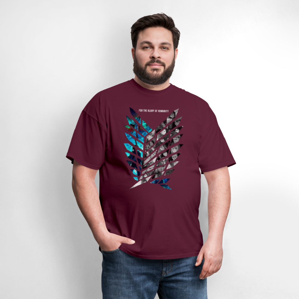 AOT T Shirt - burgundy