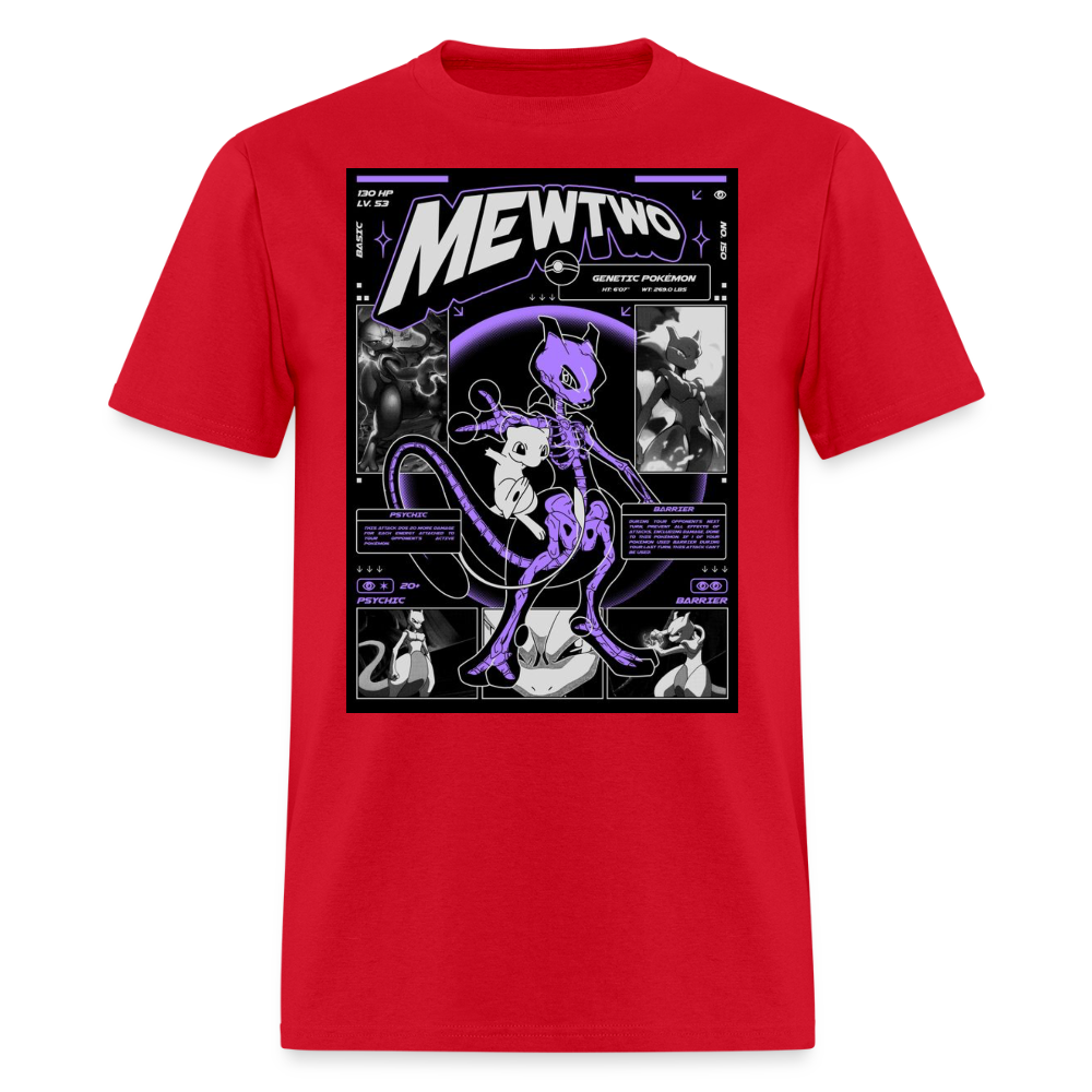 MewTwo Tshirt - red