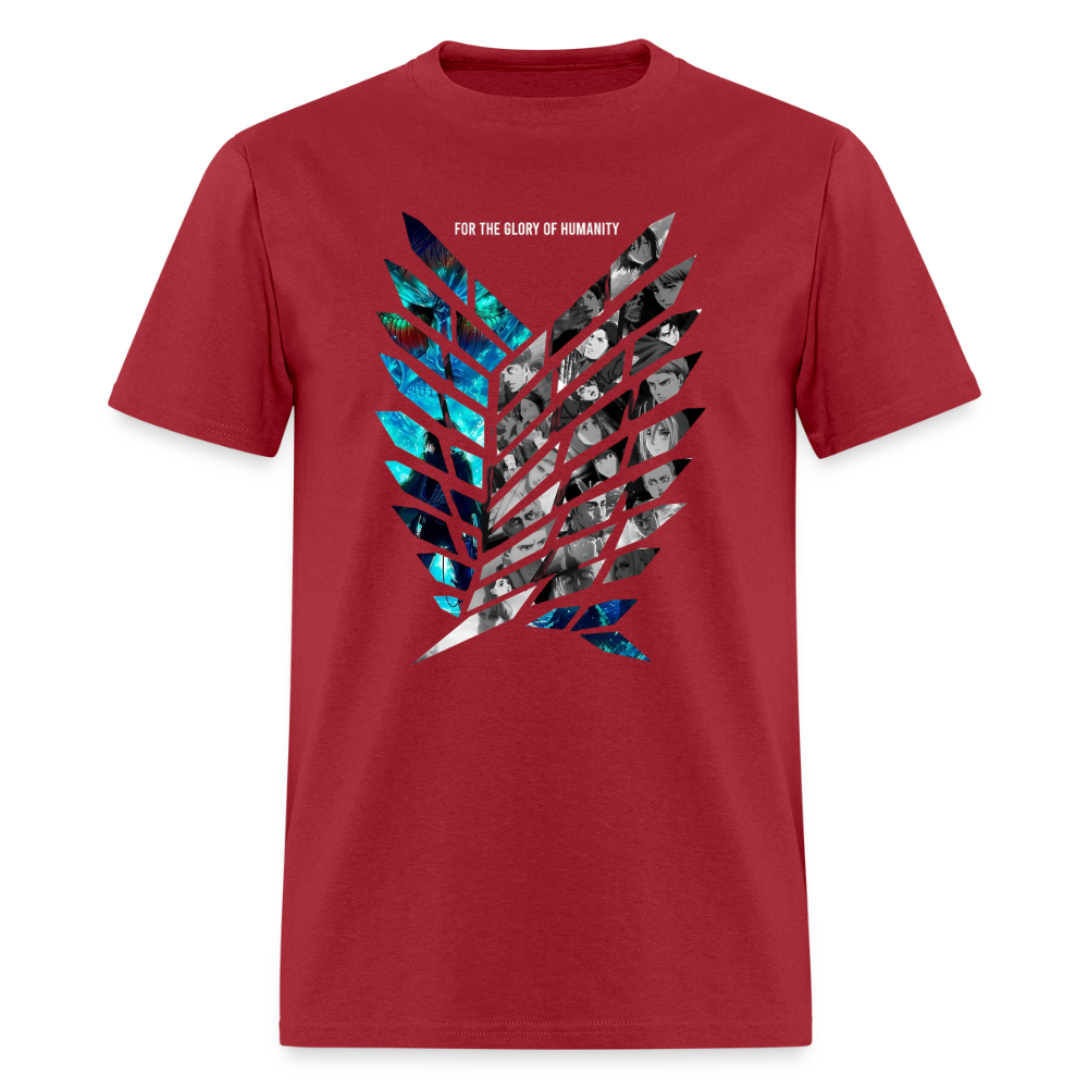 AOT T Shirt - dark red