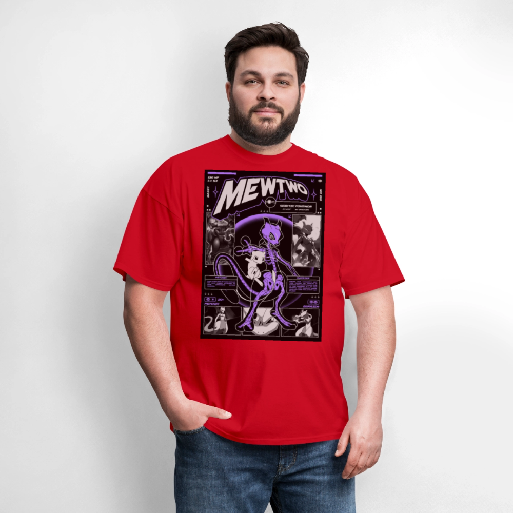 MewTwo Tshirt - red