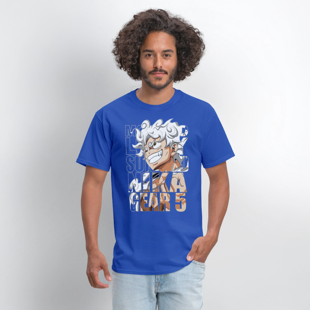 Gear 5 T Shirt - royal blue
