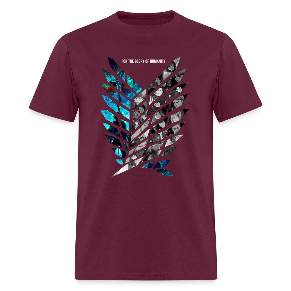 AOT T Shirt - burgundy