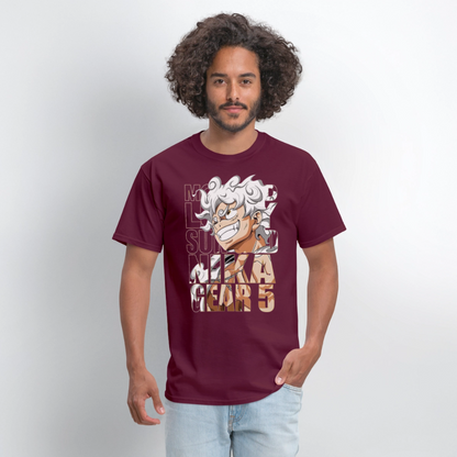 Gear 5 T Shirt - burgundy