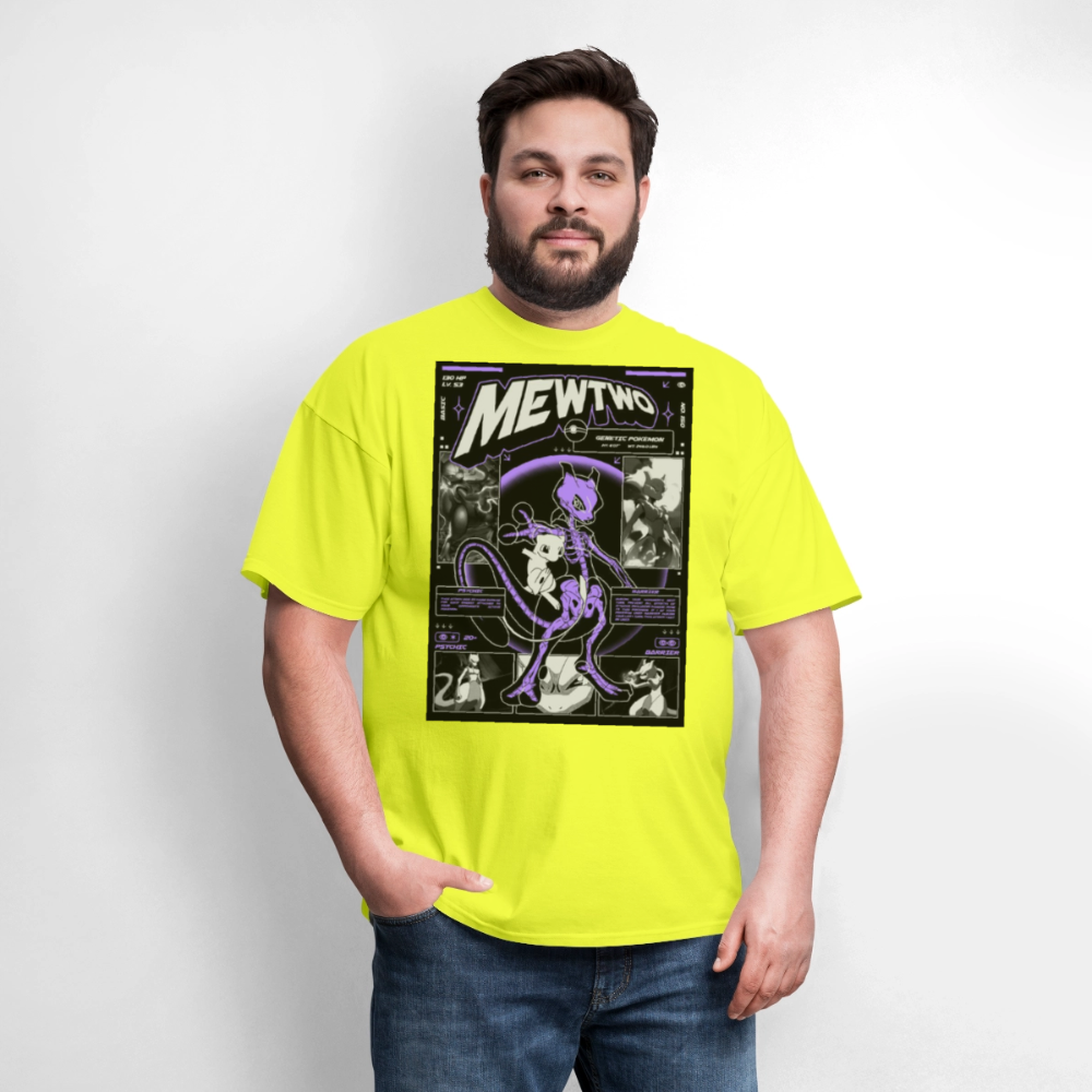 MewTwo Tshirt - safety green