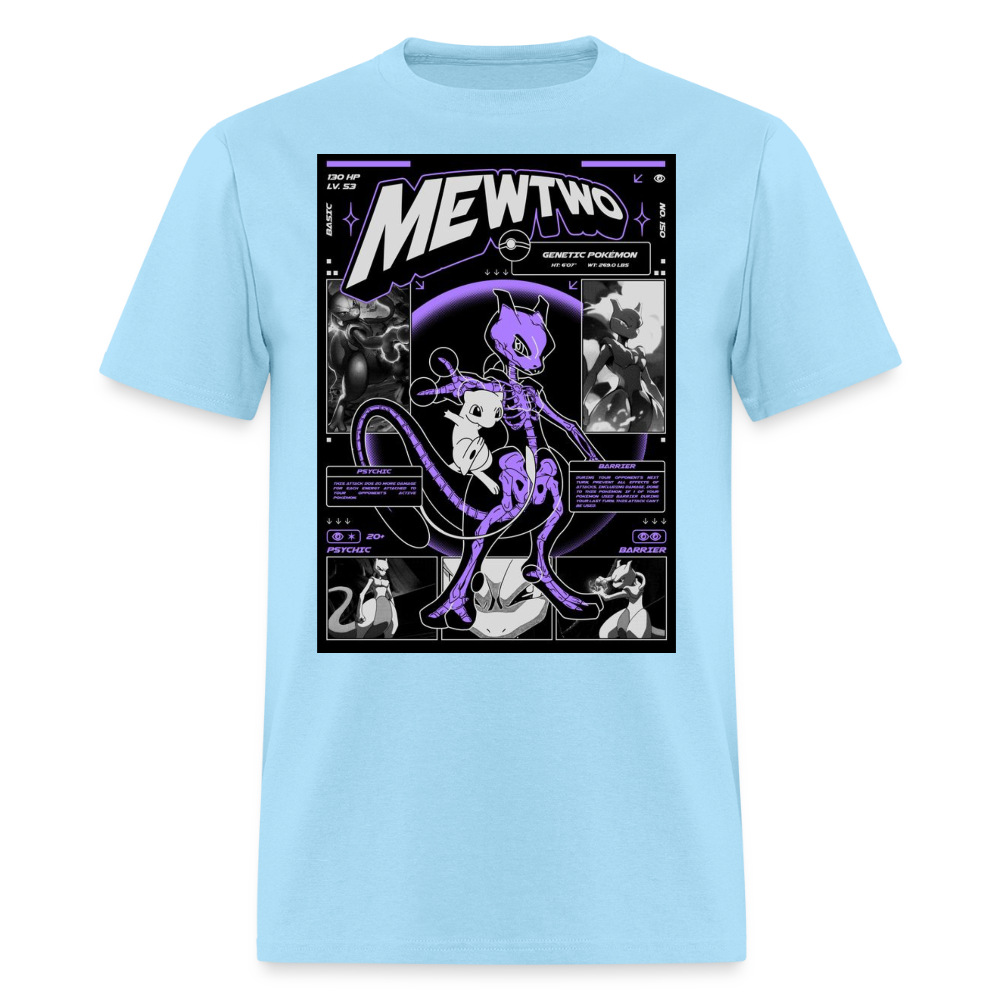 MewTwo Tshirt - powder blue