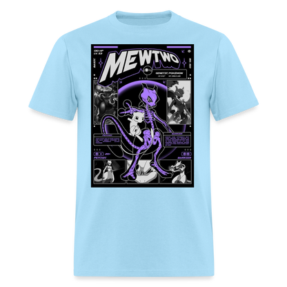 MewTwo Tshirt - powder blue