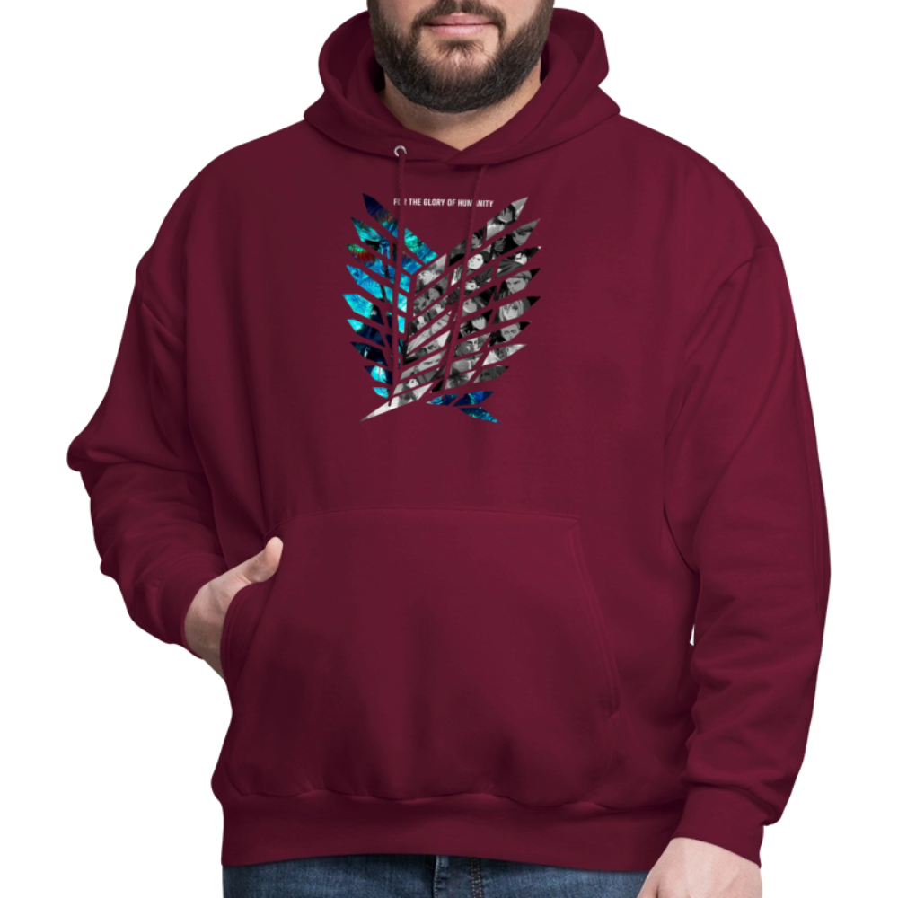 AOT  Hoodie - burgundy