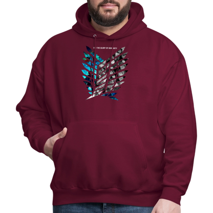 AOT  Hoodie - burgundy