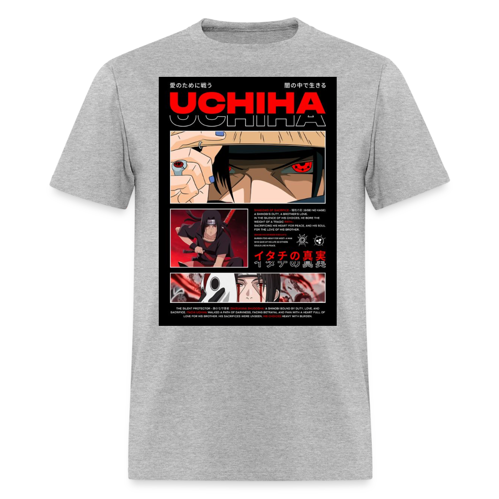 Uchiha Shirt - heather gray