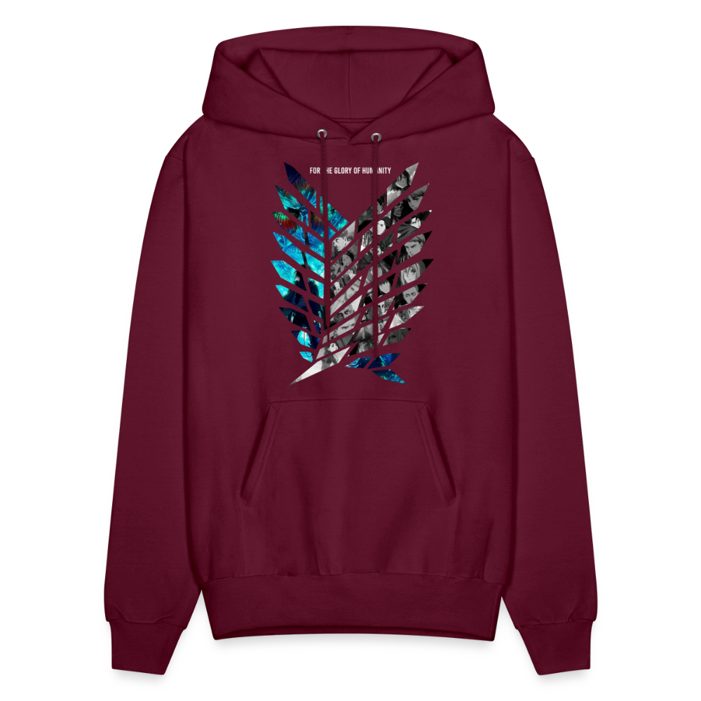 AOT  Hoodie - burgundy
