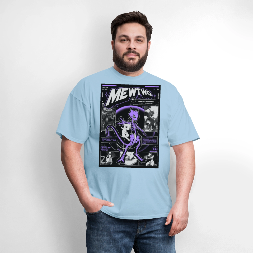 MewTwo Tshirt - powder blue