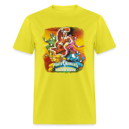 Vintage Time Force T-Shirt - yellow