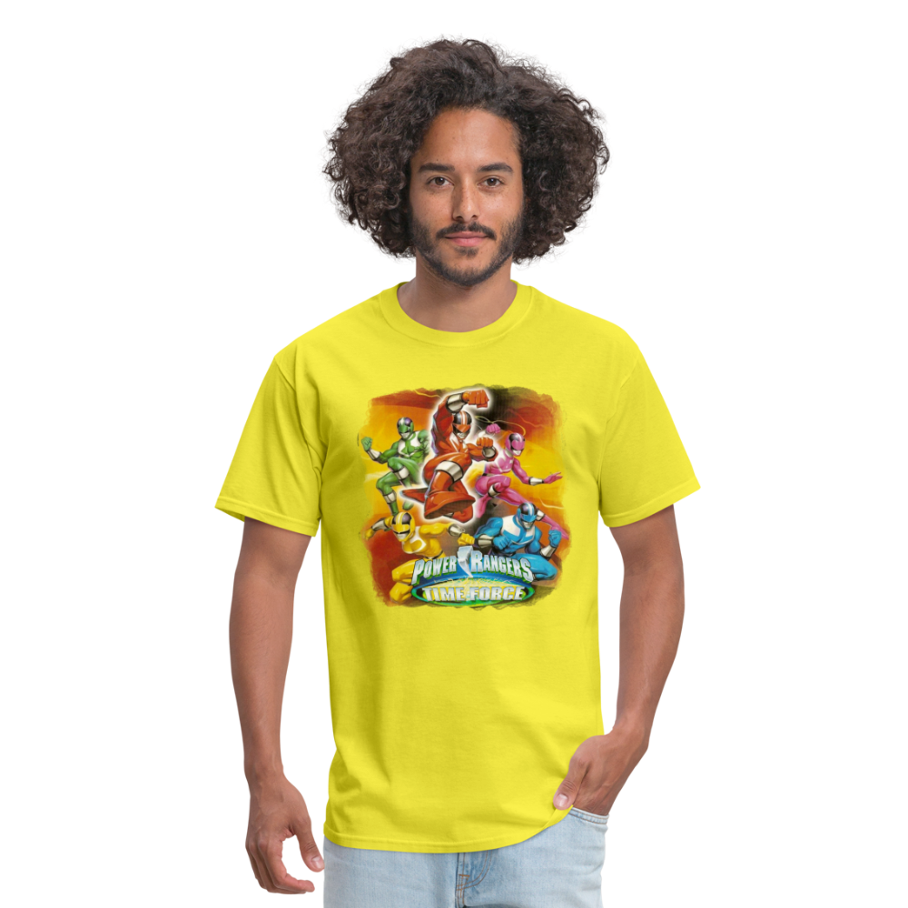 Vintage Time Force T-Shirt - yellow