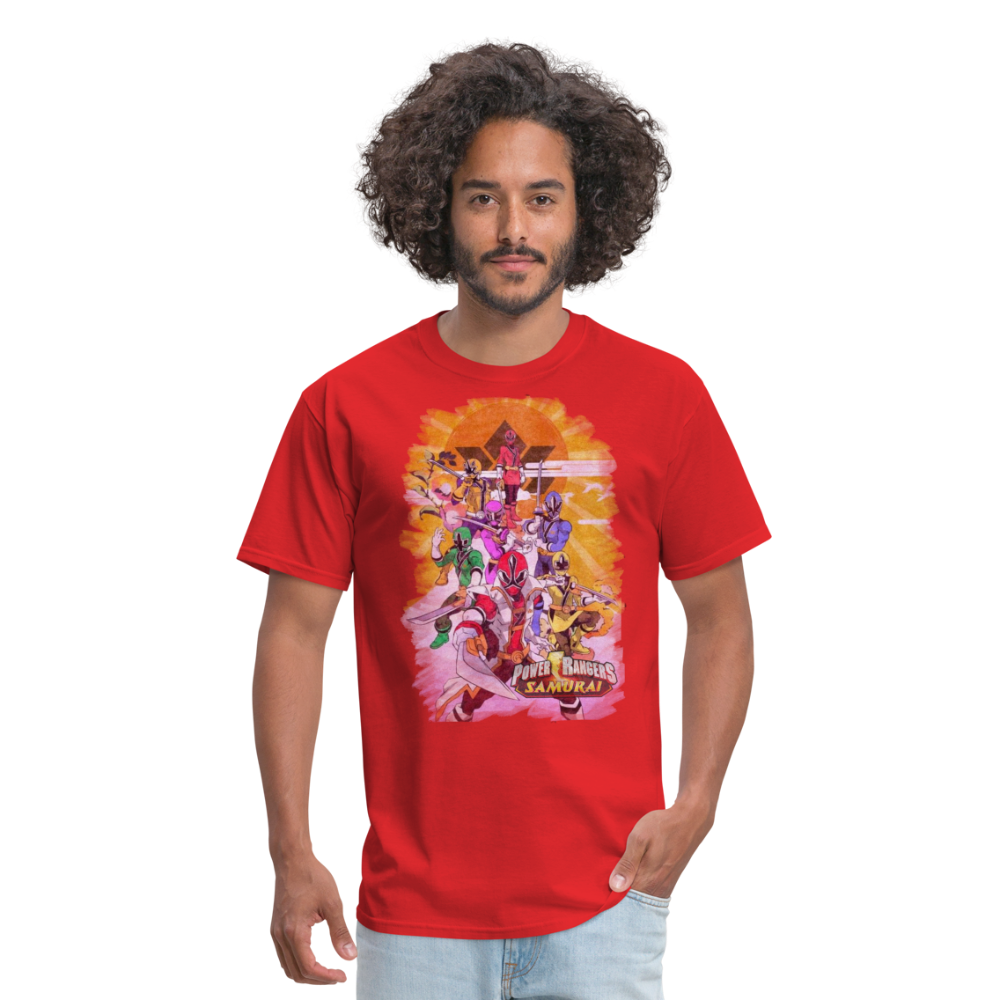 Samurai Vintage T-Shirt - red