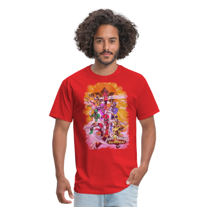 Samurai Vintage T-Shirt - red