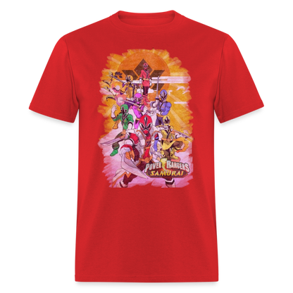 Samurai Vintage T-Shirt - red