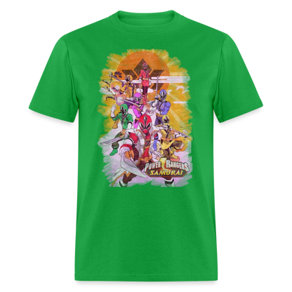 Samurai Vintage T-Shirt - bright green