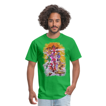 Samurai Vintage T-Shirt - bright green