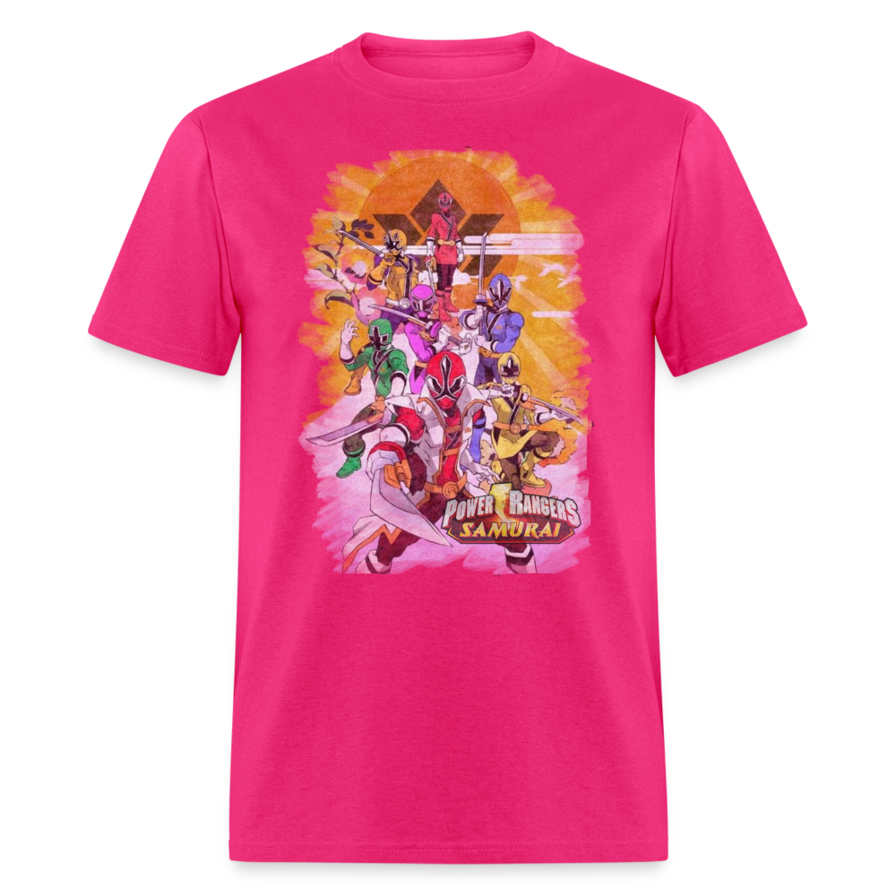 Samurai Vintage T-Shirt - fuchsia