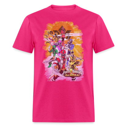 Samurai Vintage T-Shirt - fuchsia