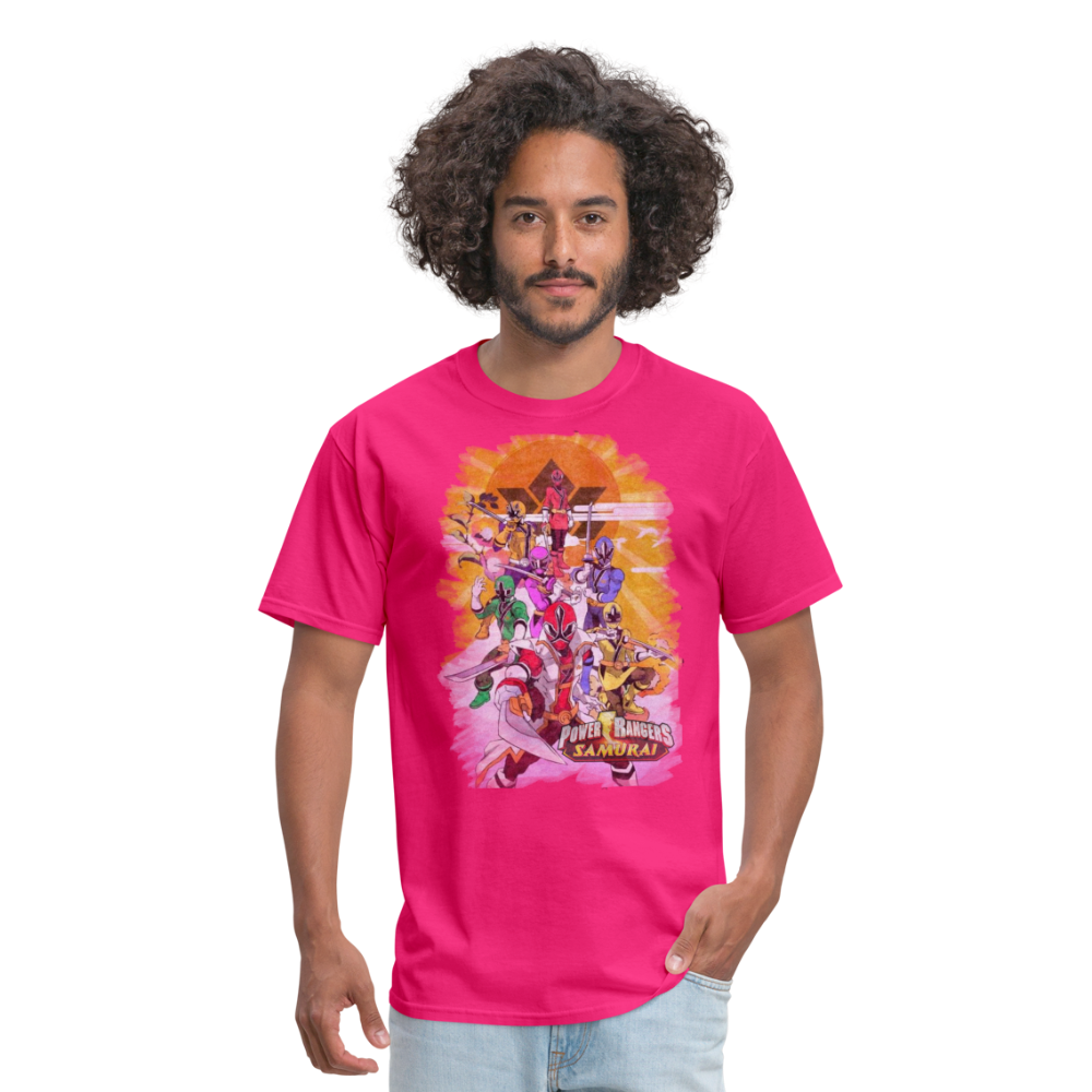 Samurai Vintage T-Shirt - fuchsia