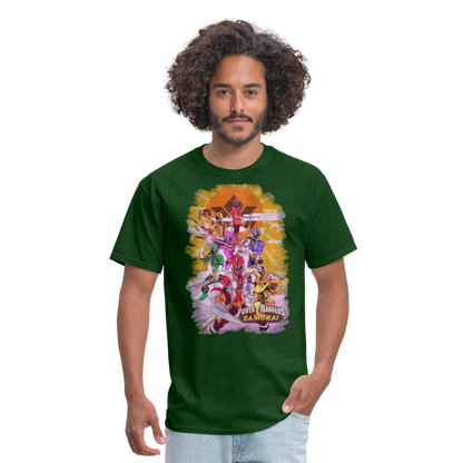 Samurai Vintage T-Shirt - forest green