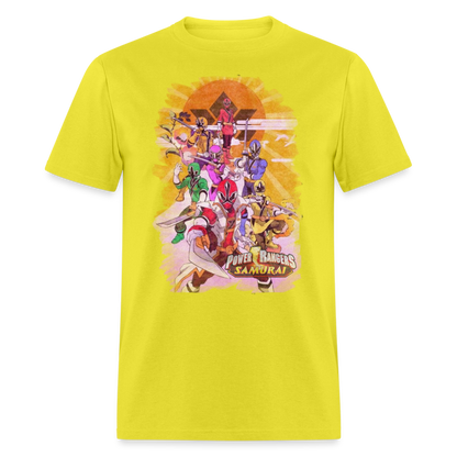 Samurai Vintage T-Shirt - yellow
