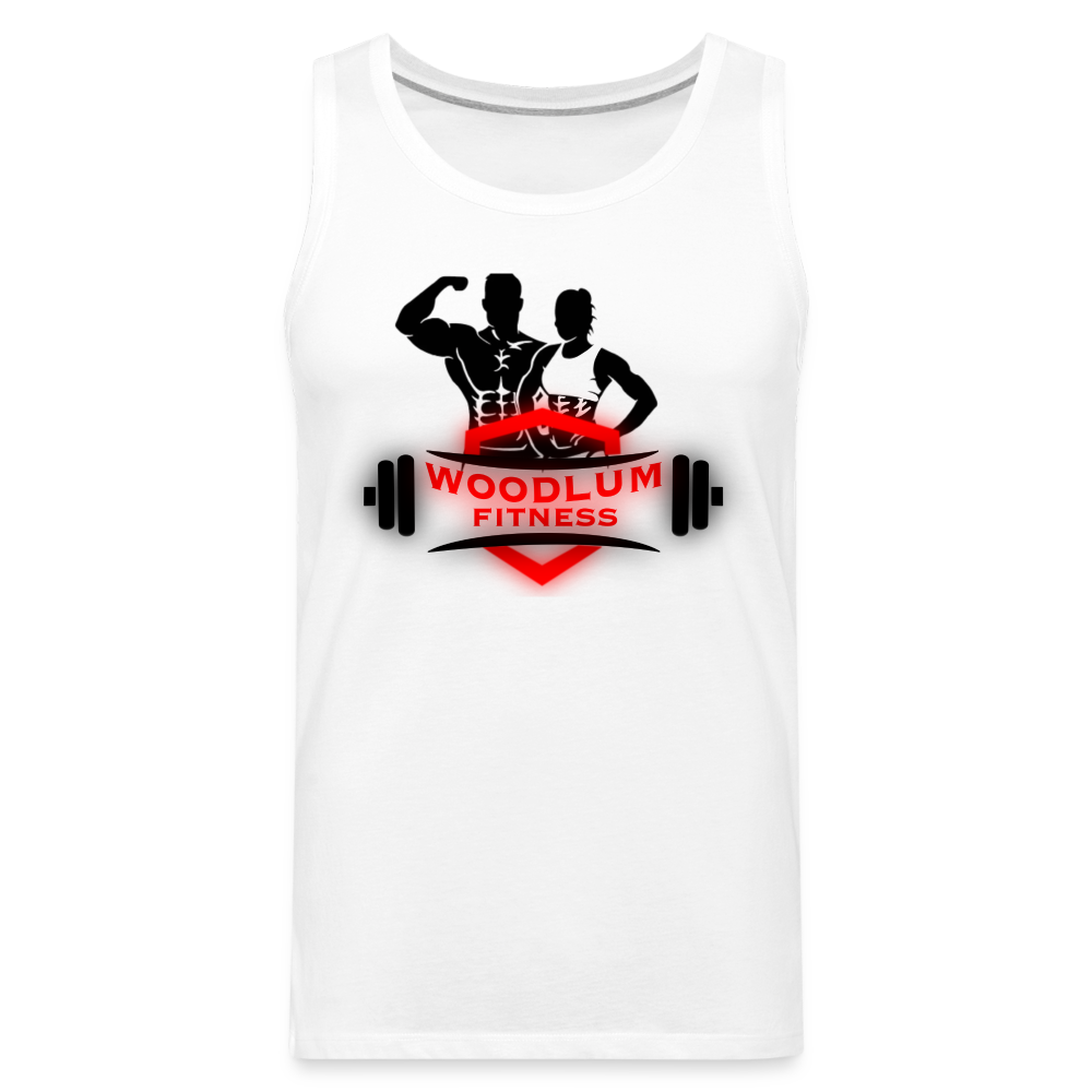 Woodlum Fitness Tank - white