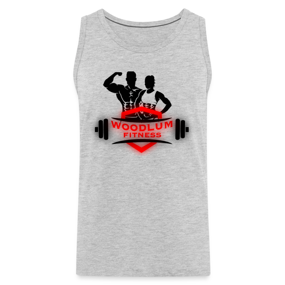 Woodlum Fitness Tank - heather gray